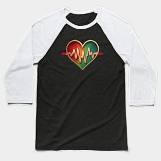 Reggae Heartbeat Baseball T-Shirt